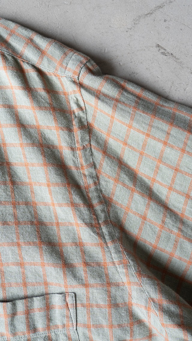 "HARTFORD" used Cotton plaid shirt