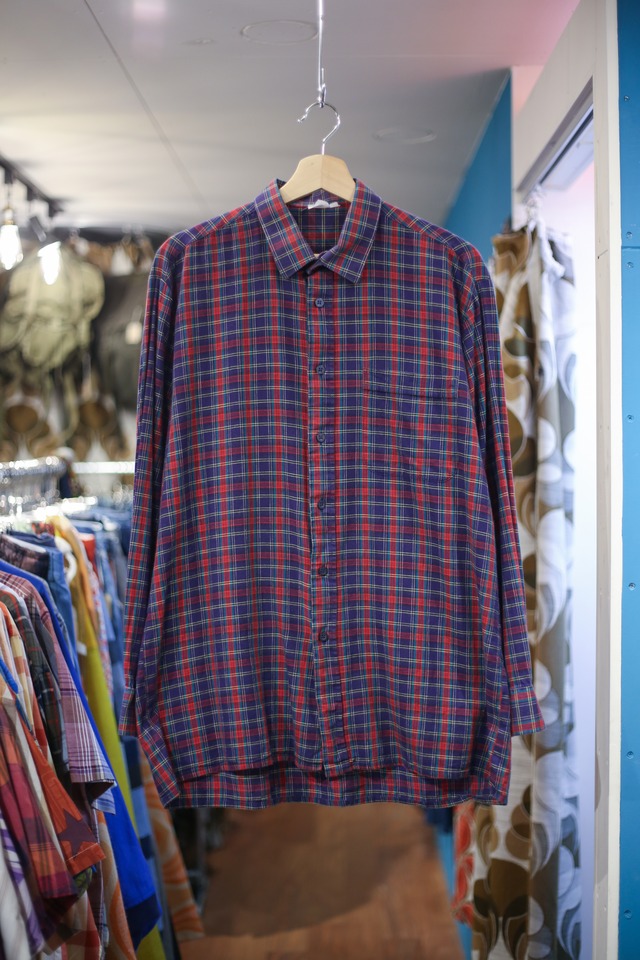 Vintage purple check shirt