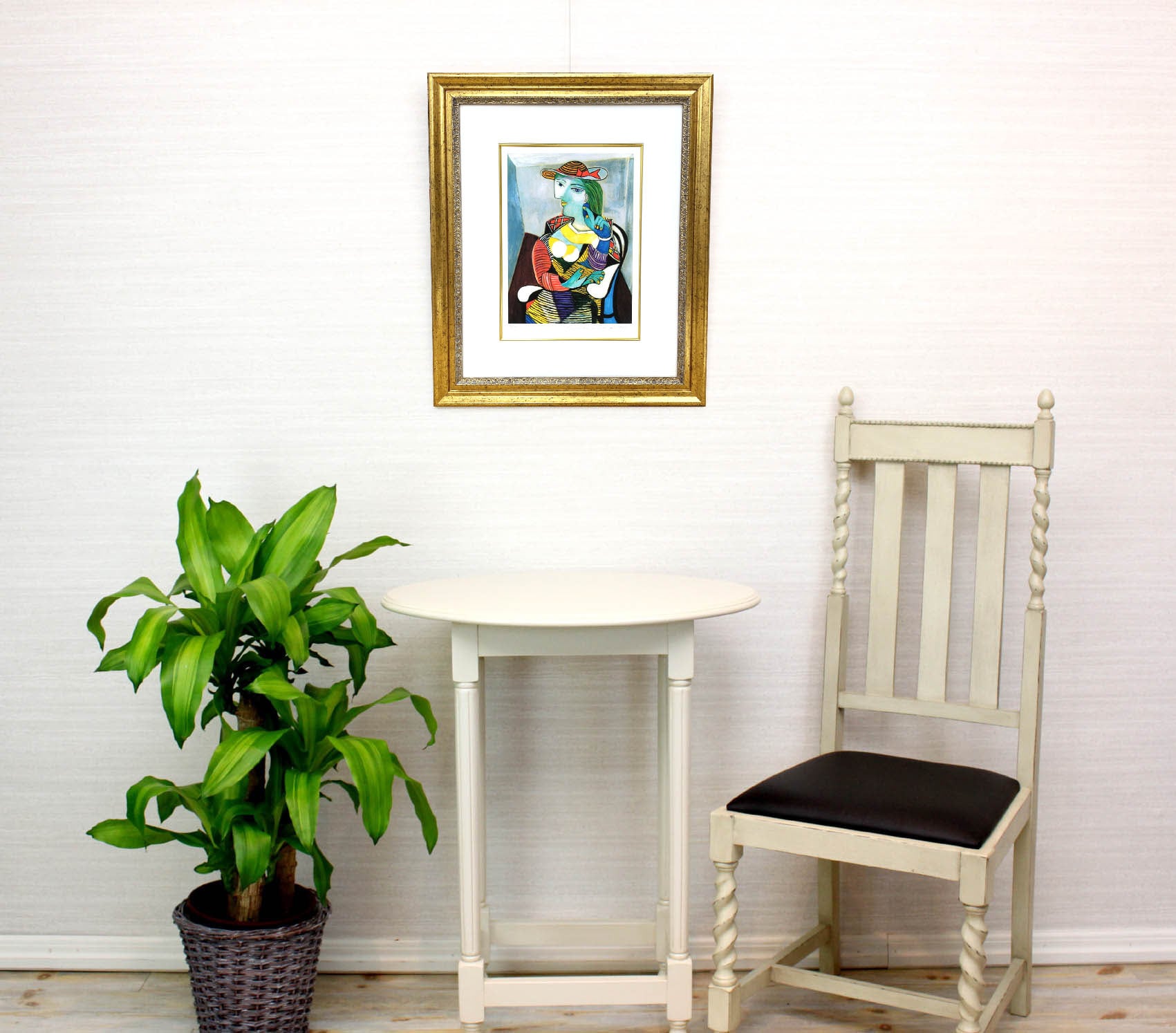 パブロ ピカソ「マリー テレーズの肖像」額縁4色選択可能 作品証明書 展示用フック 限定500部エディション付複製画ジークレ