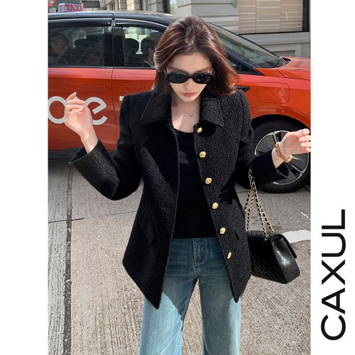 Tweed Middle Length Jacket