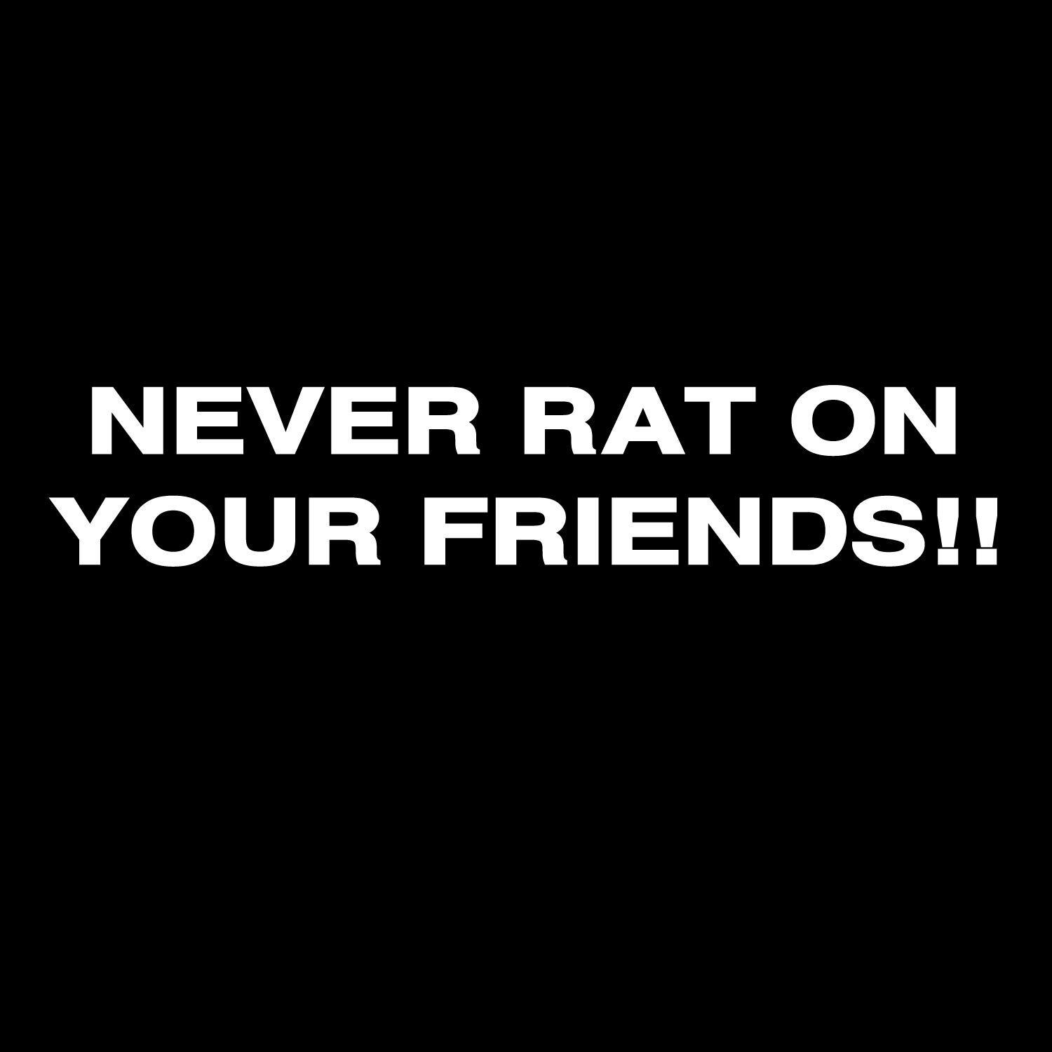 NEVER RAT ON MEAING 6PANEL CAP | SPS666