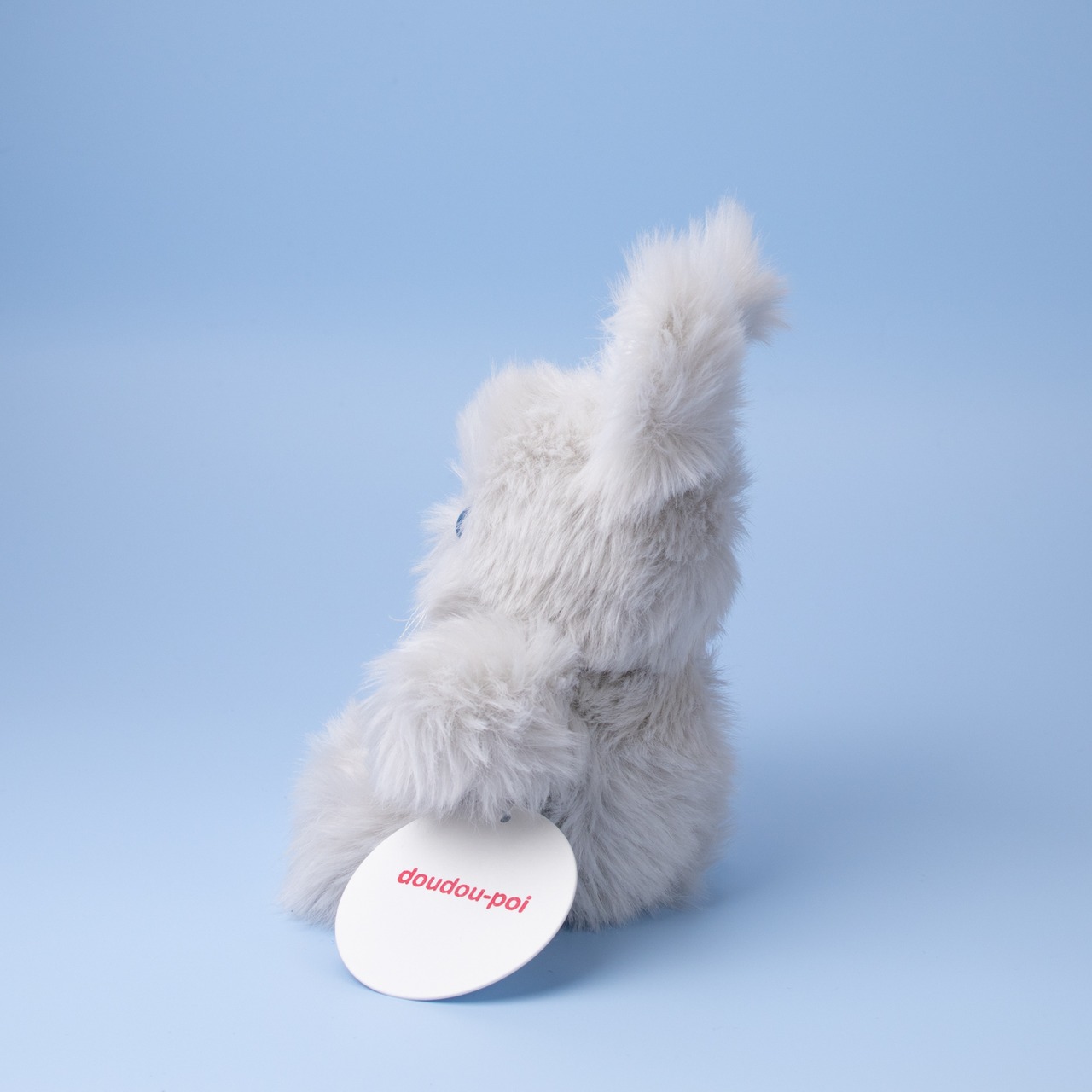 < doudou-poi > ぬいぐるみ - てのりのジャン（グレー）