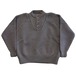【ヴィンテージ】グレー ニットセーター 4ボタン 着用感M
