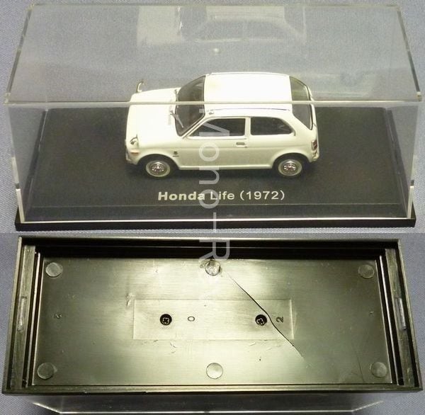 1/43 ホンダ ライフ 1972 (SA) 白 | 絶版ミニカーショップ モノ レブ