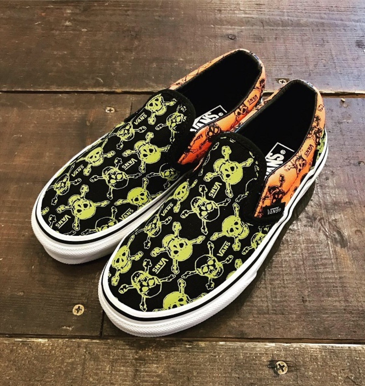 KIDS VANS スカル柄 スリッポン | Churchill kids wear