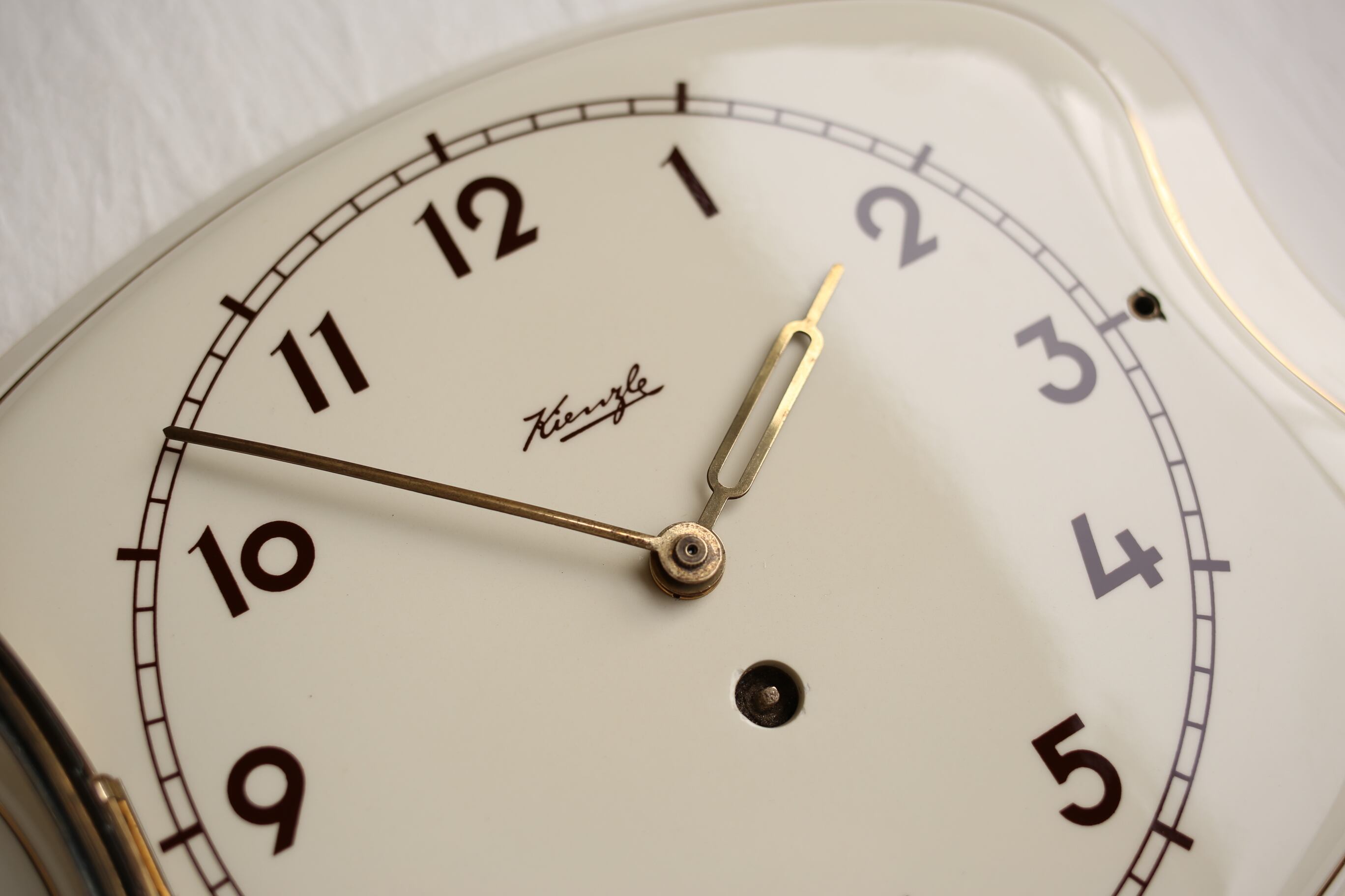 ドイツ アンティーク ヴィンテージ Kienzle 陶器製 壁掛け時計