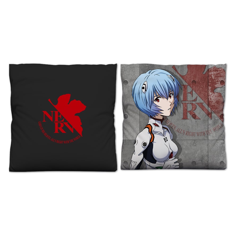 EVANGELION 綾波レイ 両面プリントクッションカバー