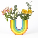 Rainbow Double Vase/花器/陶器/雑貨/ギフト