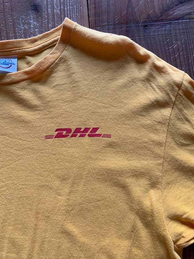 DELTA "DHL" 企業物 プリント ロゴTシャツ