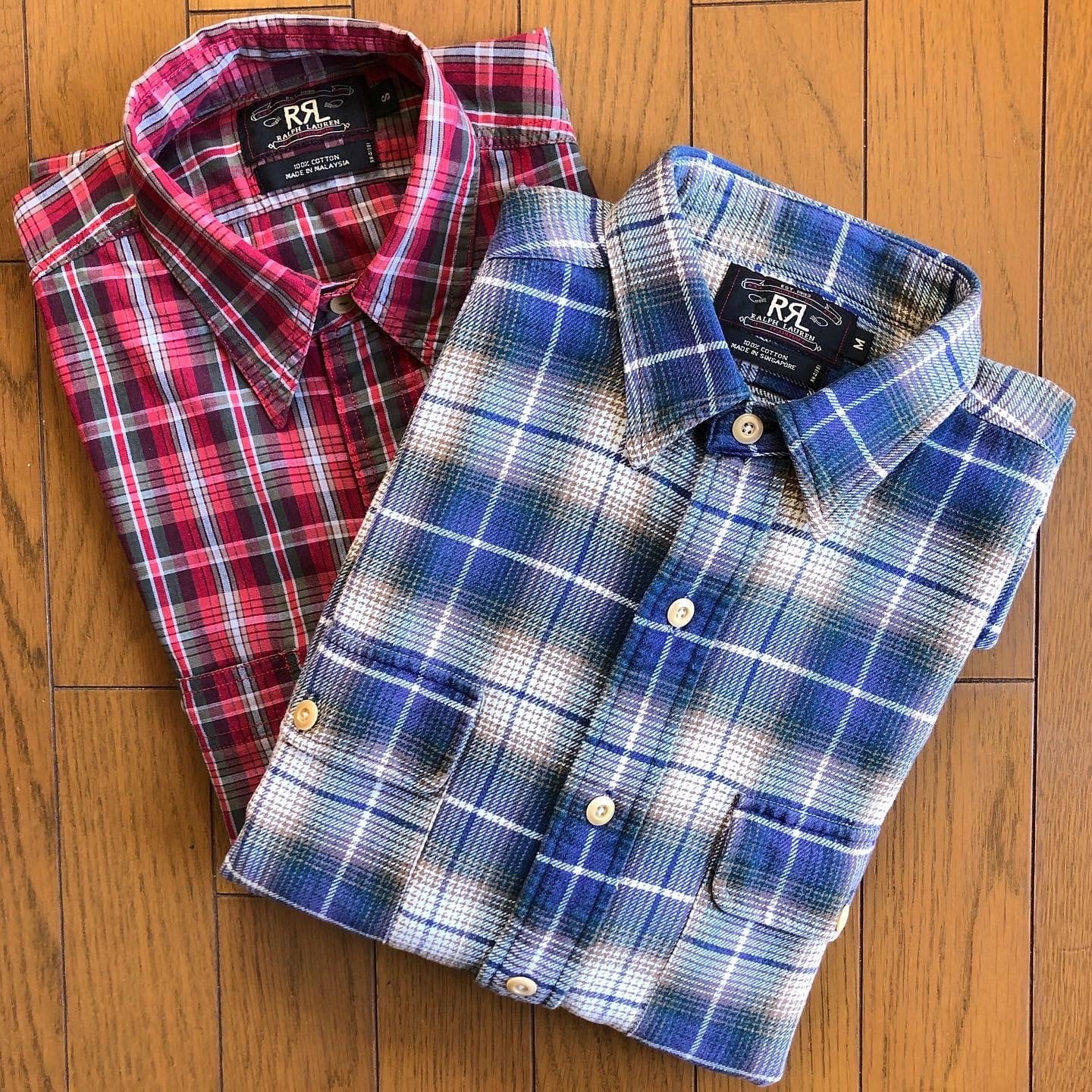 RRL半袖ワークシャツ