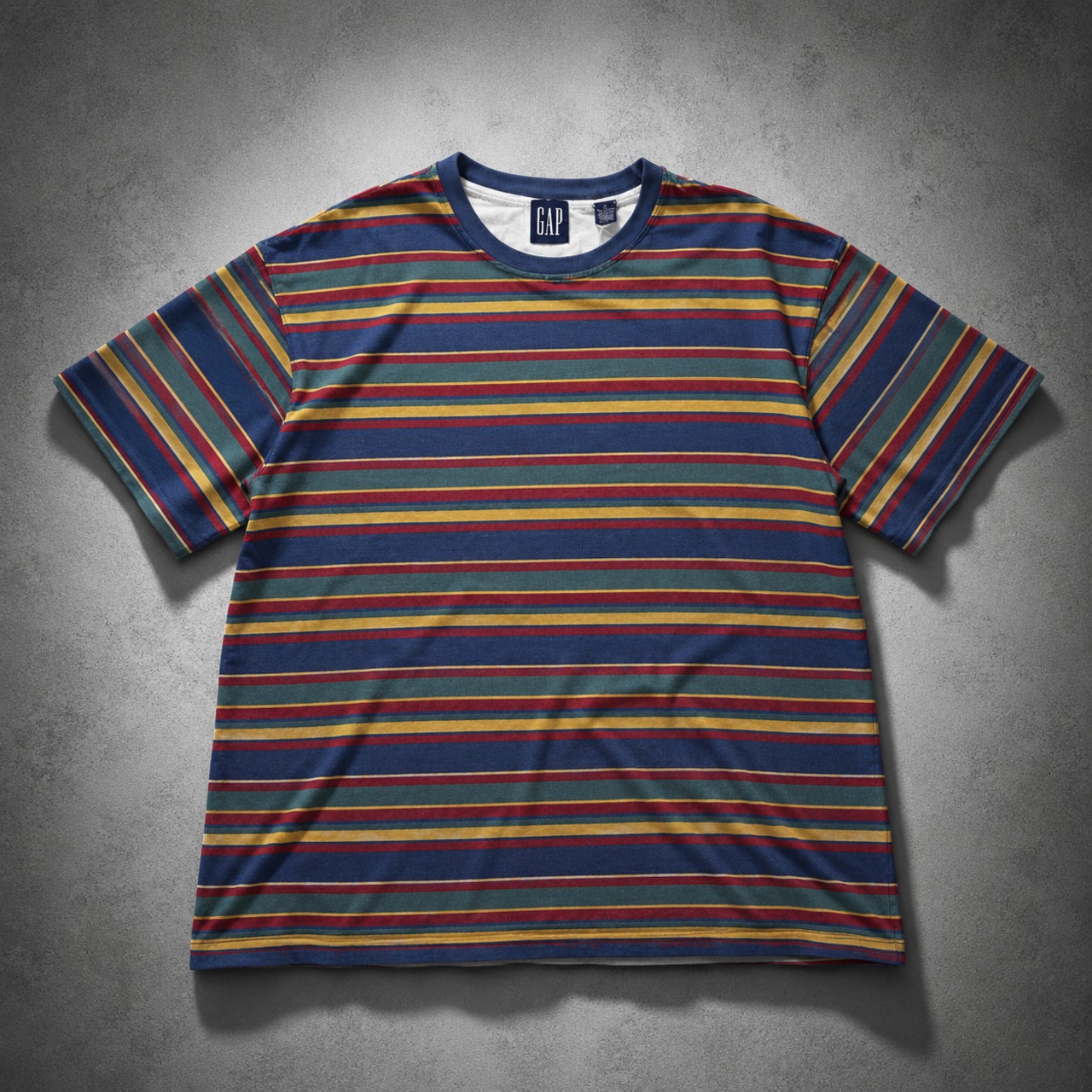 オールド GAP マルチボーダー 半袖Tシャツ コットン