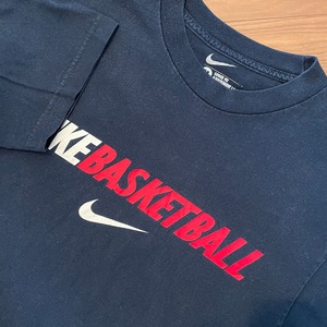 【NIKE】バスケットボール Tシャツ ナイキ ロゴ スウッシュ M us古着 アメリカ古着