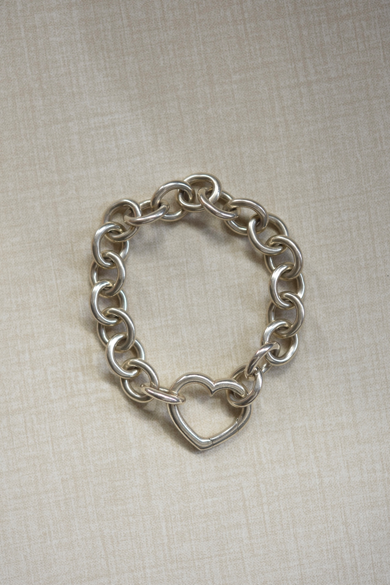 IORI/"Tiffany & Co." bracelet/r round link heart