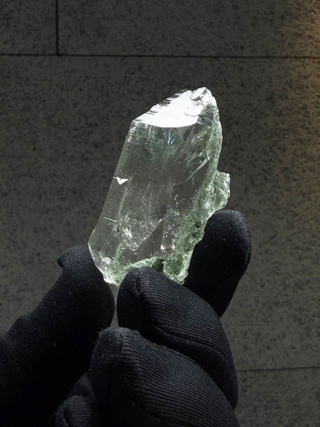 カテドラルクォーツ×クローライト【ML-0166】インド マニハール