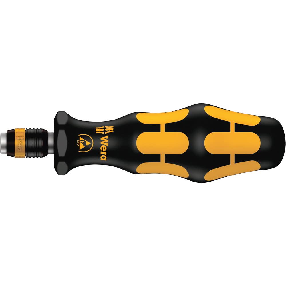 【特価処分】WERA ベラ 差込角1/4Hex 全長117mm ESDドライバーハンドル 051464