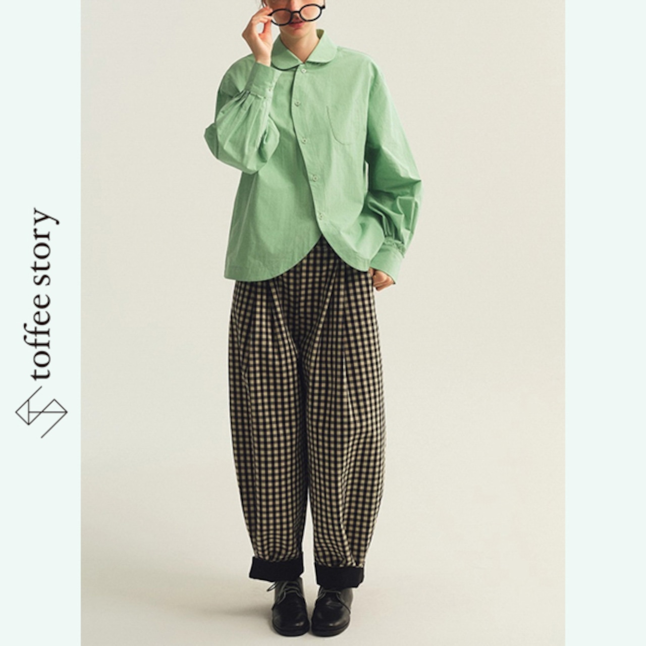 【2color】小さな革命を纏うアシンメトリーシャツ 《P0300》