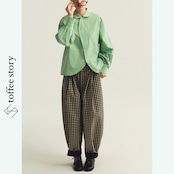 【2color】小さな革命を纏うアシンメトリーシャツ 《P0300》