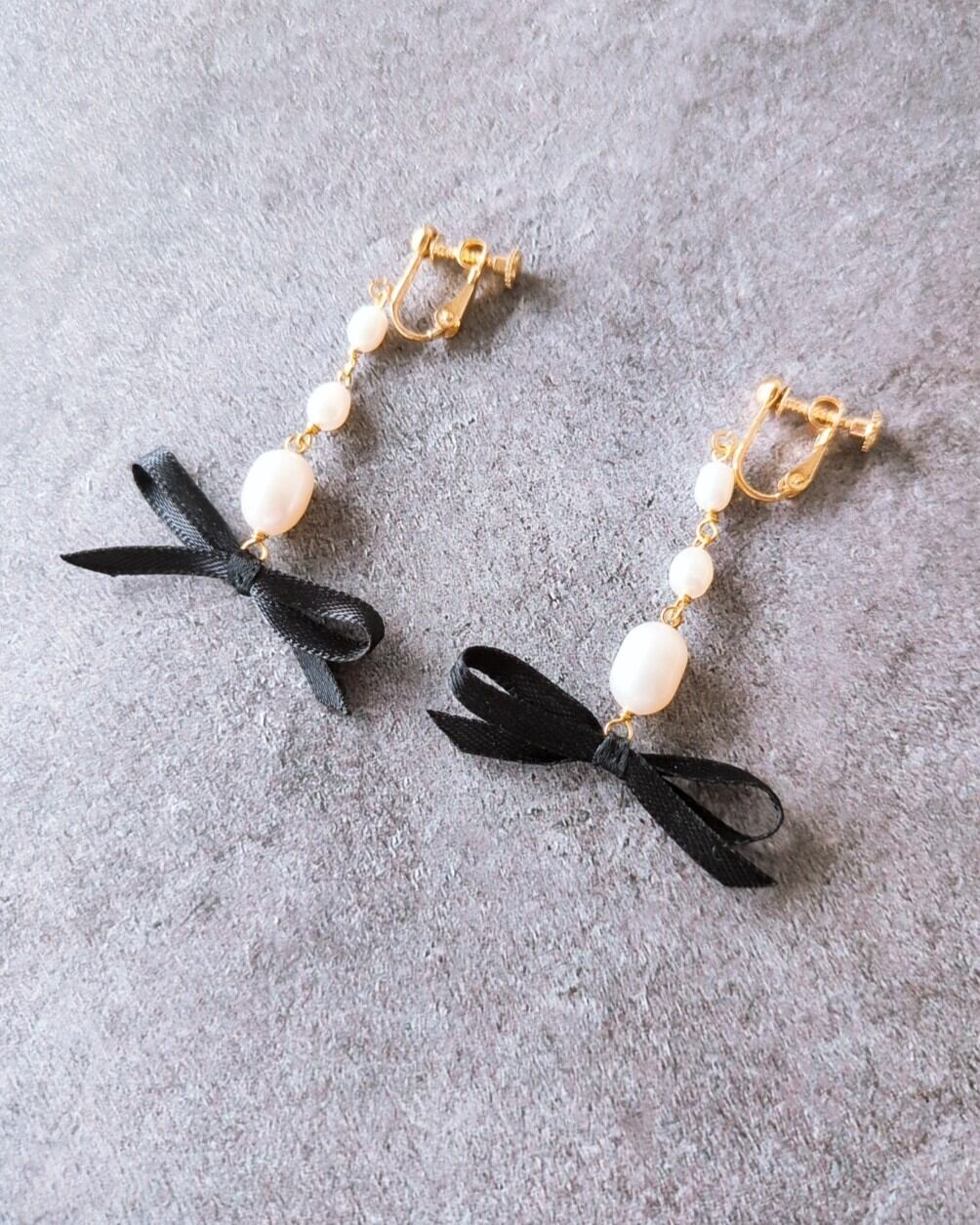 天然石ピアス　ブラックルチル　ブラックスピネル　淡水パール　水晶 天然石ピアス ブラックルチル ブラックスピネル 淡水パール 水晶