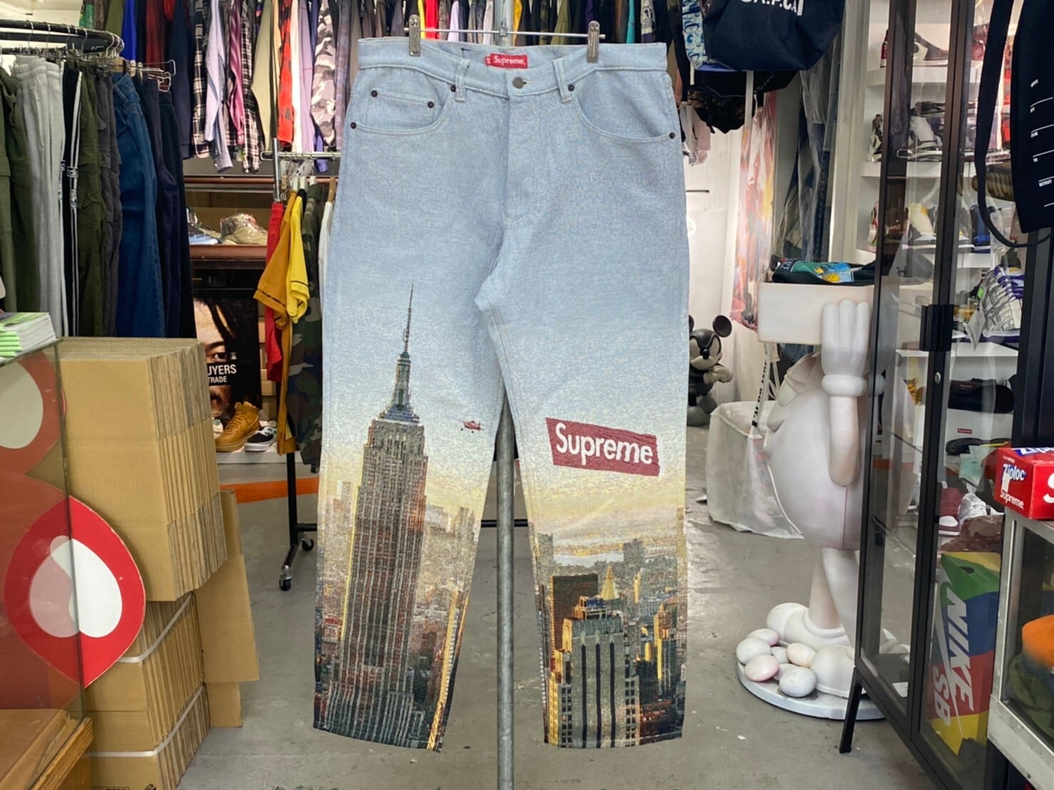 supremeパンツAerial Tapestry Regular Jean 34サイズ