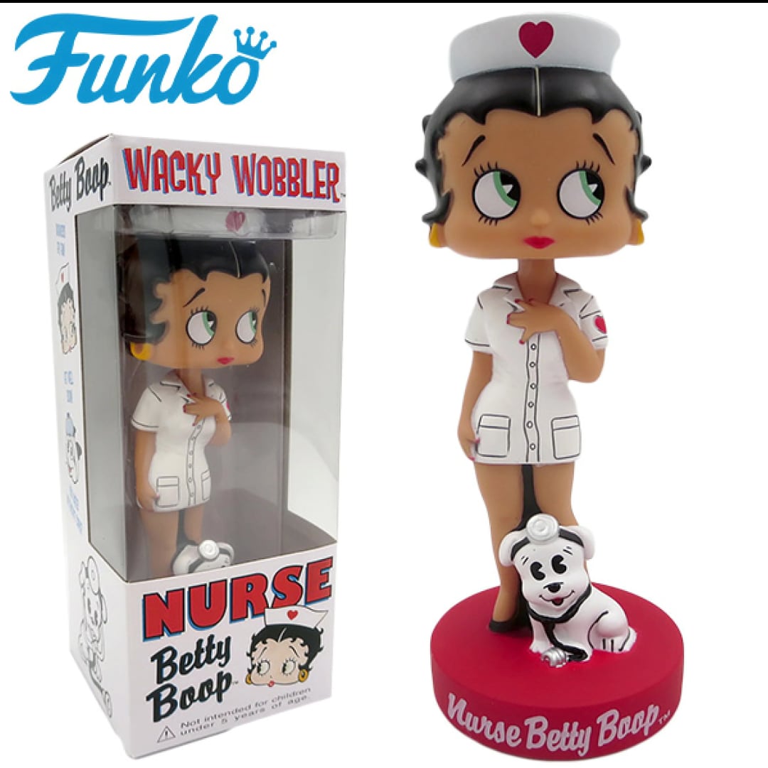 【BETTY BOOP ベティちゃん ボビングヘッド ナース NURSE FUNKO】〚アメリカン雑貨 アメトイ〛