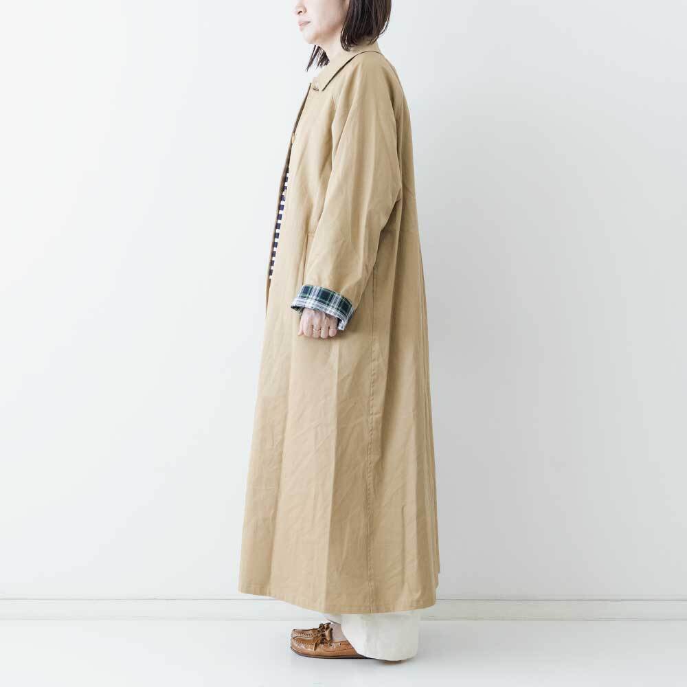 mizuiro ind ステンカラーコート | LASQ store | ラスクストア