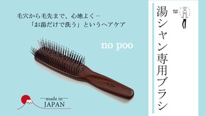 湯シャン専用ブラシ：no poo