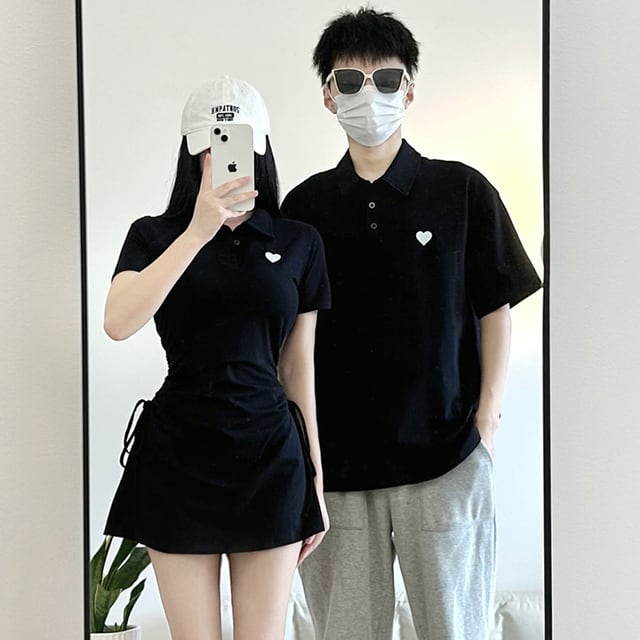 ペアルック ポロシャツ＆T＋スカート 特別な高級デザイン | ecmall