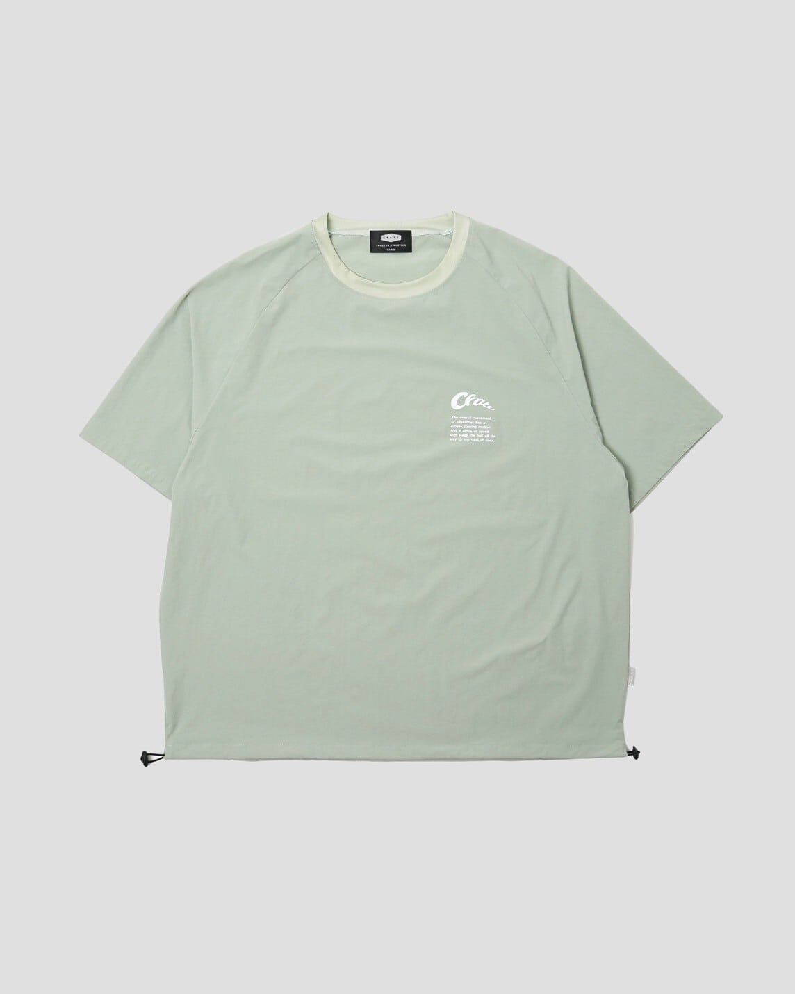 Drawcord Shirt S/S Tee LT GREEN