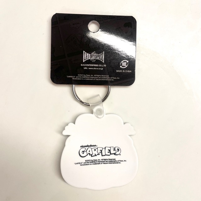 Garfield rubber key ring