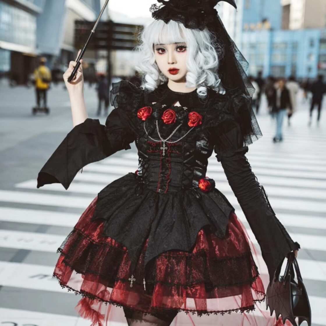 最終値下げ】Angelic Pretty ワンピース 黒 ゴスロリ ロリータ