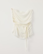 DU260517 Layered Bustier Sheer Long Sleeve Tee