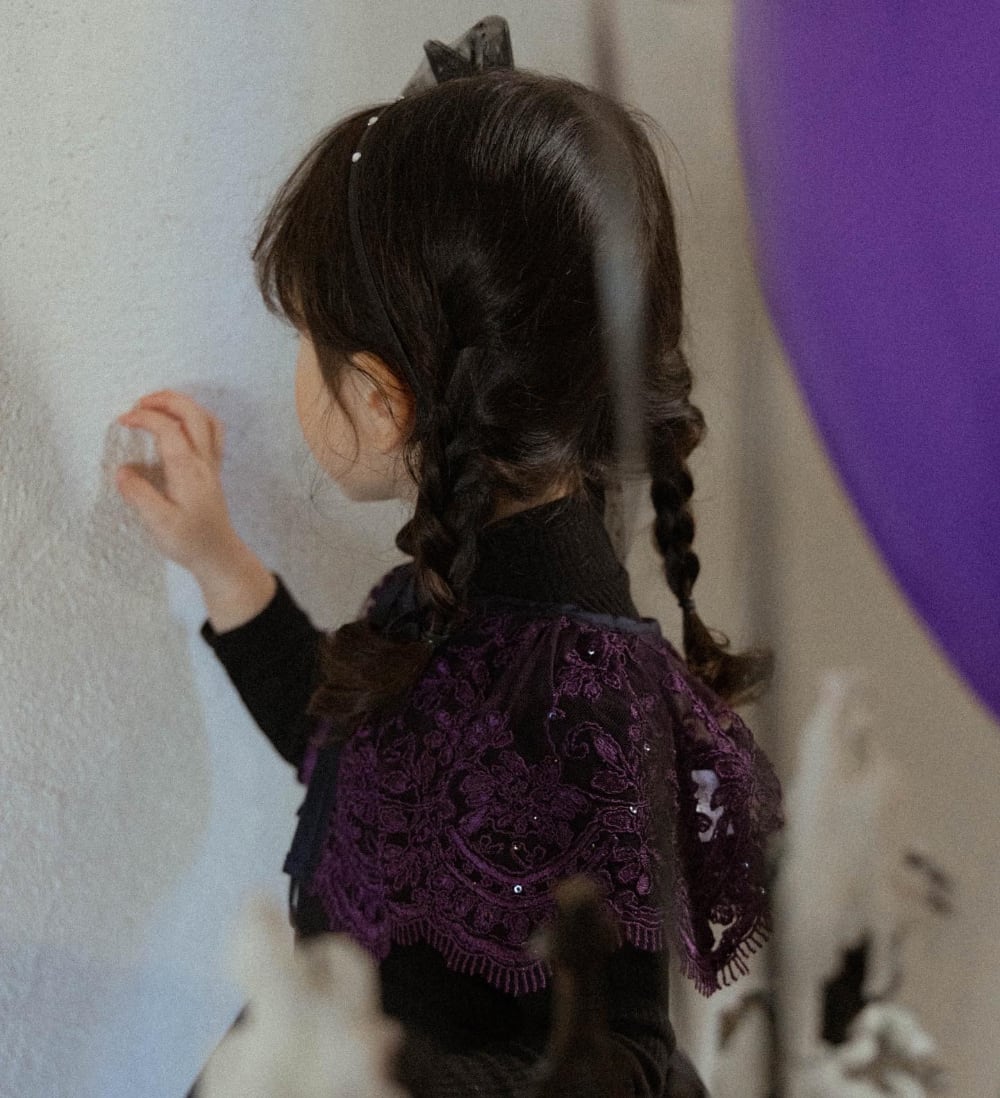 即納»«wonny ribbon» Twinkle cape 2colors | 子供服 capucapu