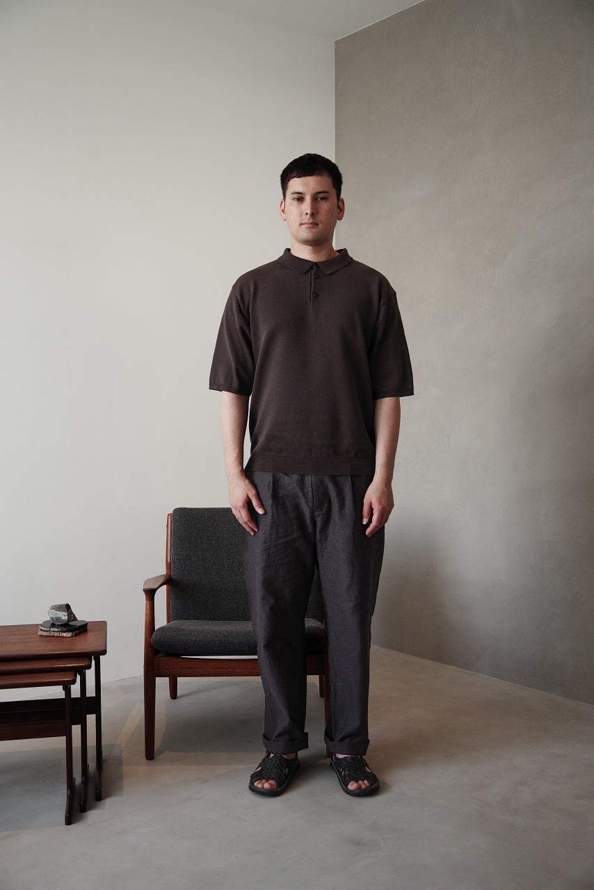 Giza Cotton Knitted Polo S/S