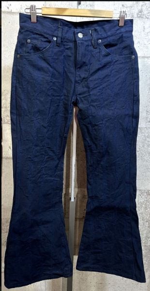 ✨未使用品✨KAMIKAZE ATTACK フレアデニム ベルボトム W34 KAMIKAZE ATTACK カミカゼアタック ベルボトム ラッパ 32 【公式通販】