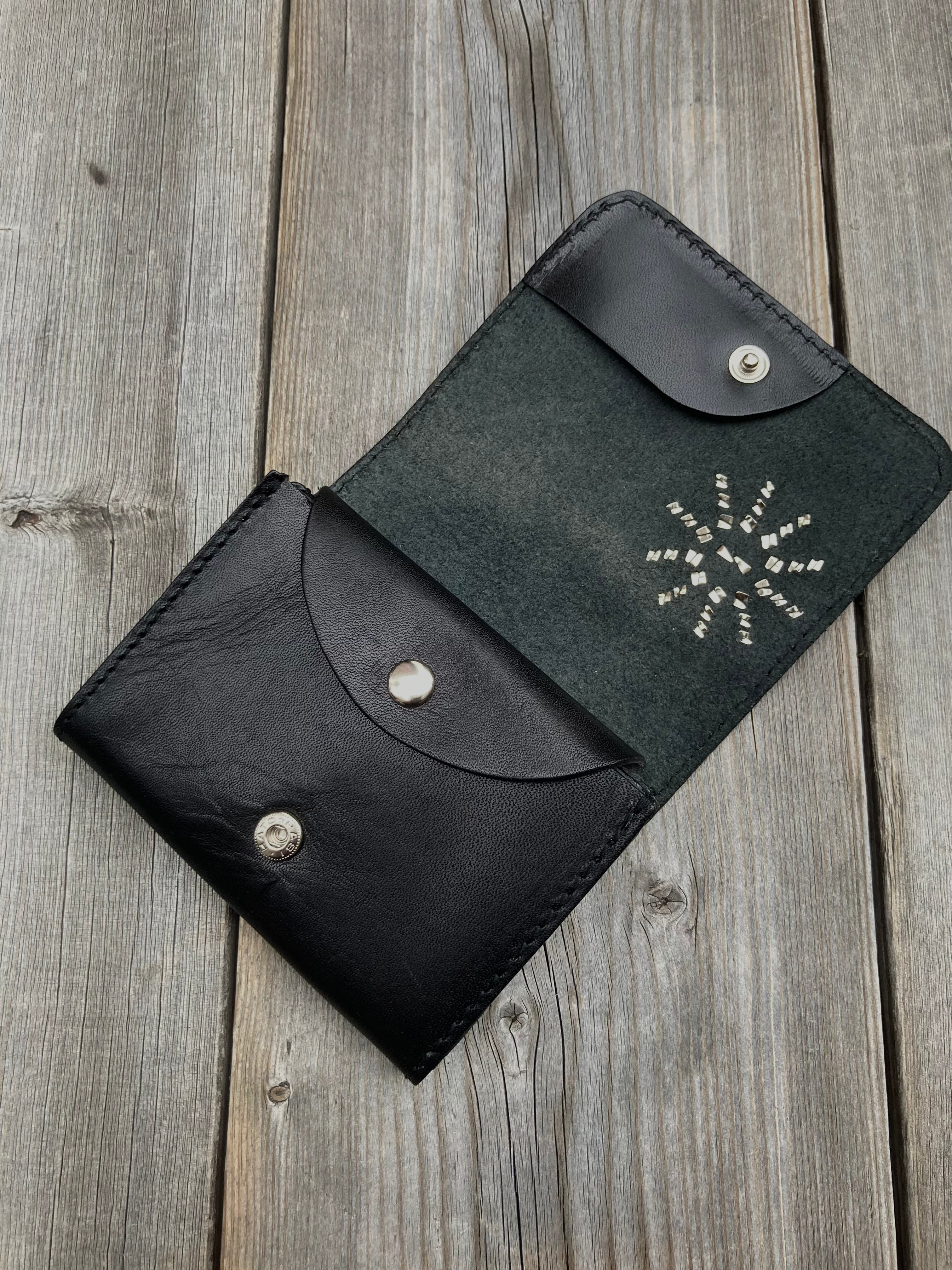 栃木レザー / LEATHER STUDS WALLET (SHORT) 』スタッズウォレット