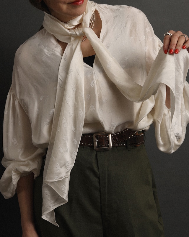 Chloe / Long Tie Blouse