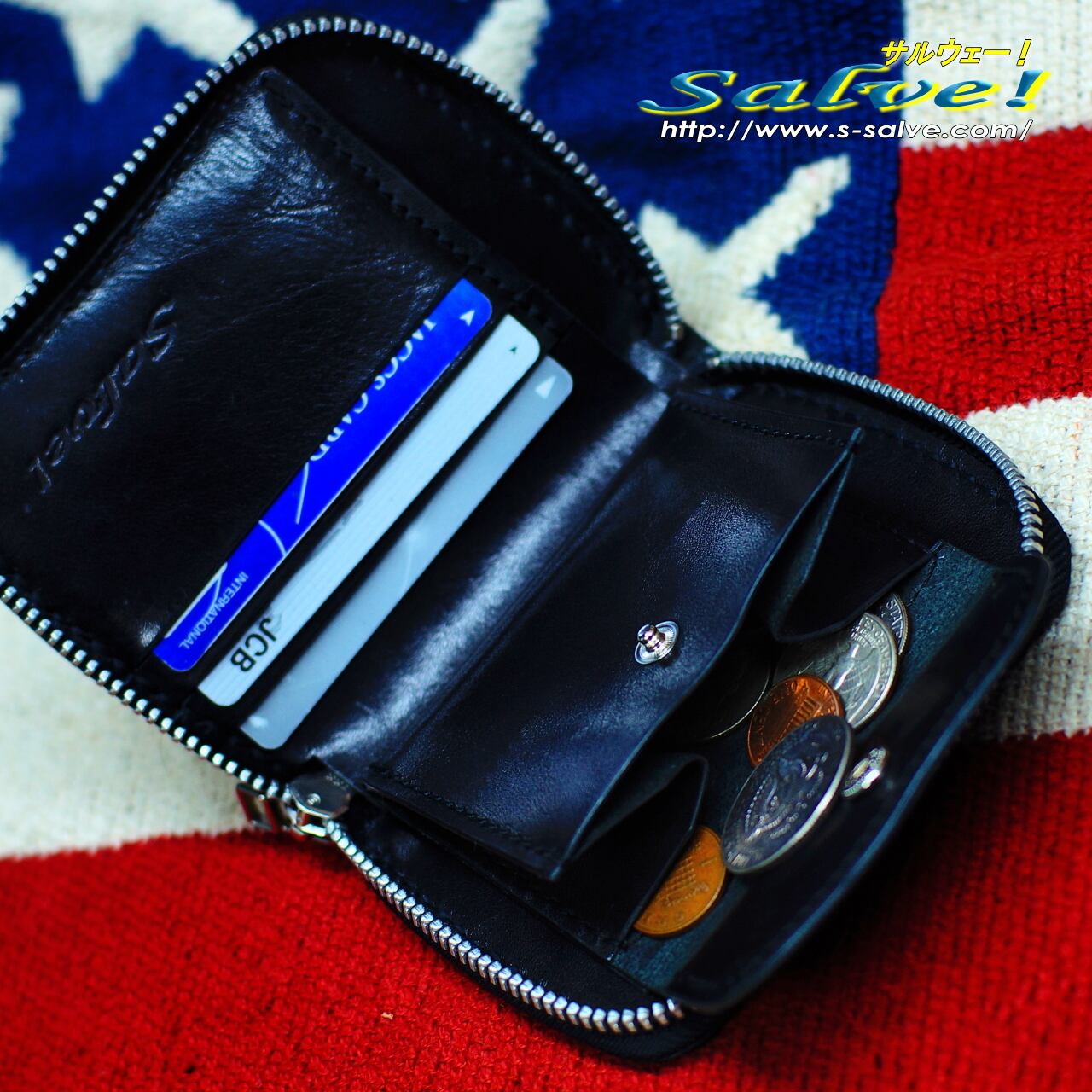 ハーフウォレット ハーフウォレット（二つ折り財布) ライダース仕様 ロック パンク