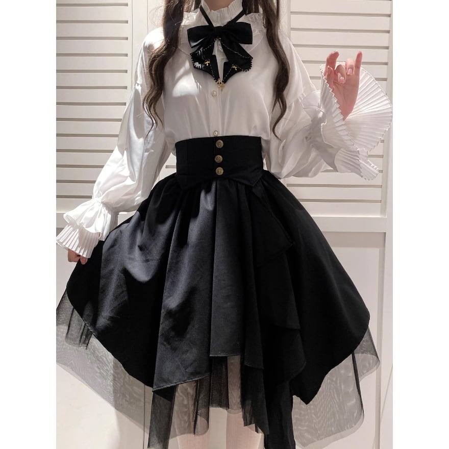 月乃ましろ様専用】学生服風ロリータワンピ！ブラウス付き