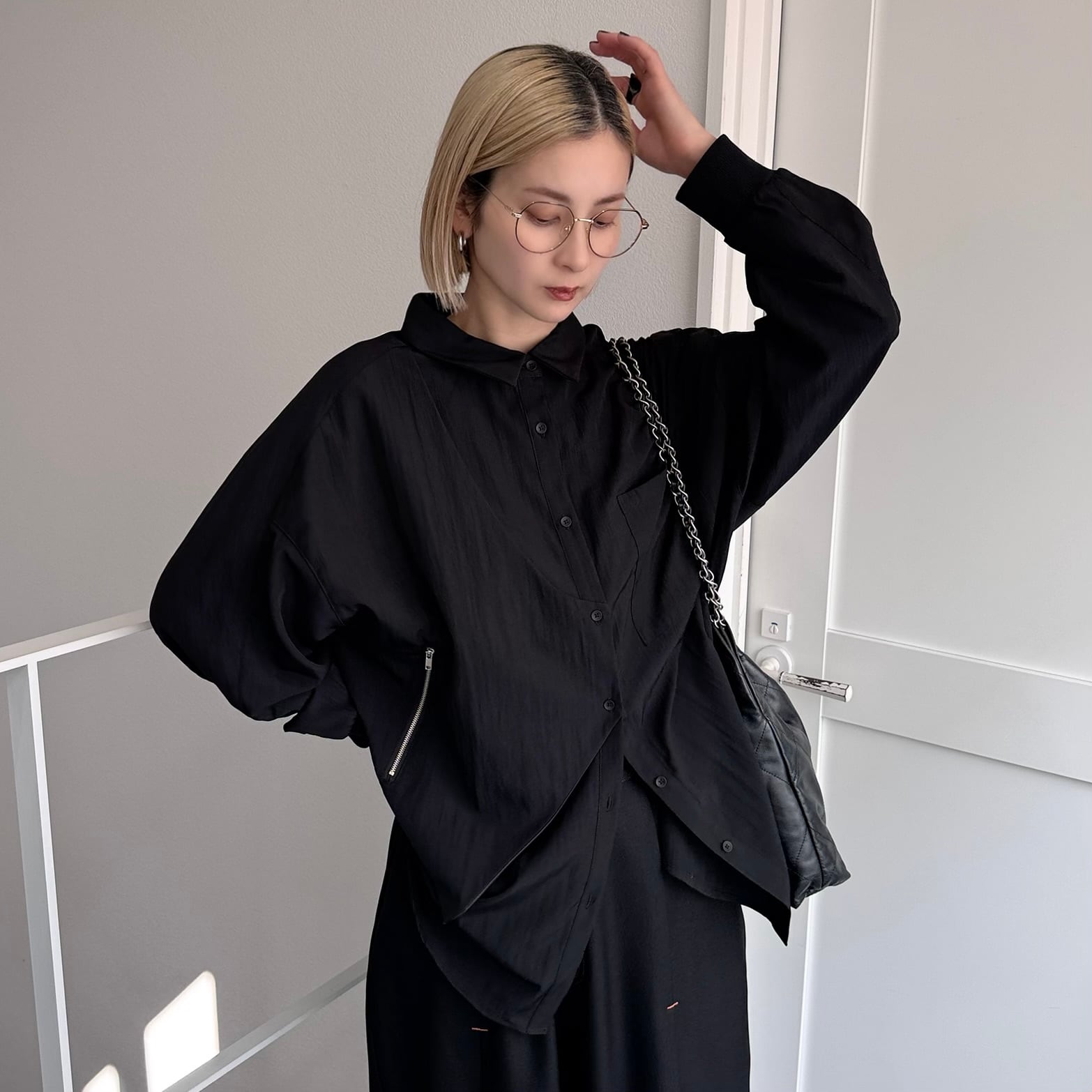 zipデザインオーバーSH/ブラック | CFT.