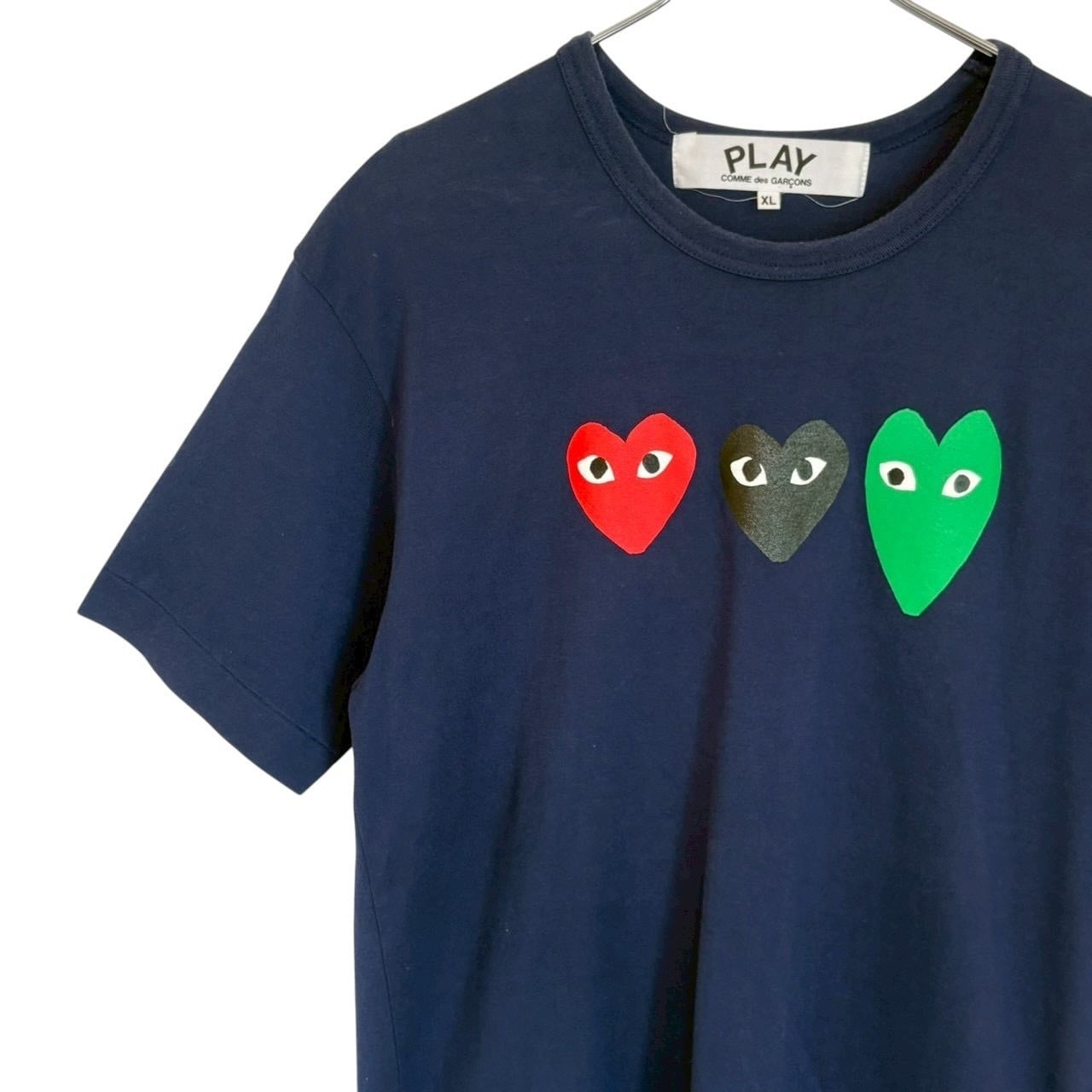 COMME dse GARCONS コムデギャルソン Tシャツ XL センターロゴ