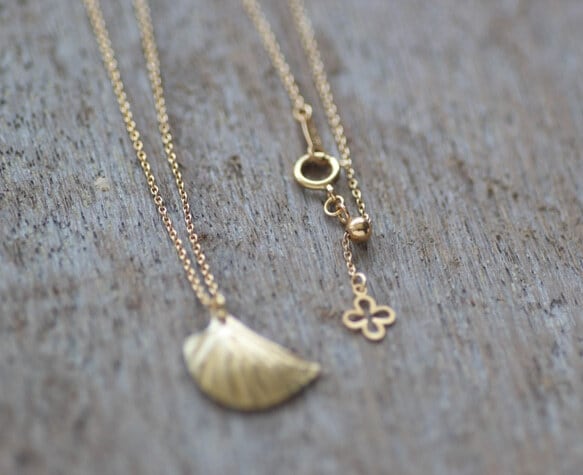 クバオージネックレス 真鍮×K14GFチェーン | アトリエひと匙