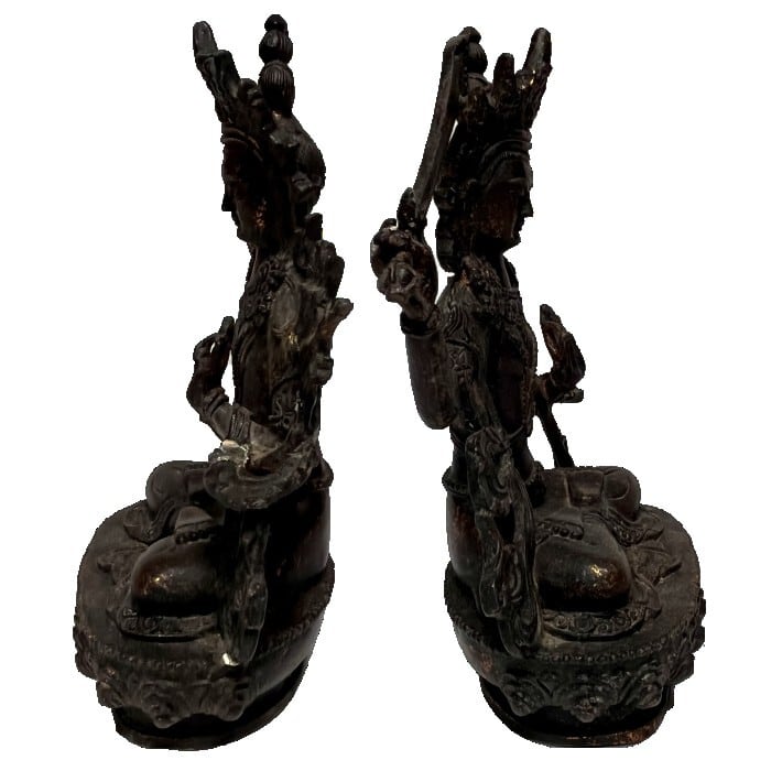 仏像C 仏様 銅像 仏教 孔子 仏具 アンティーク風 中国風 儒教