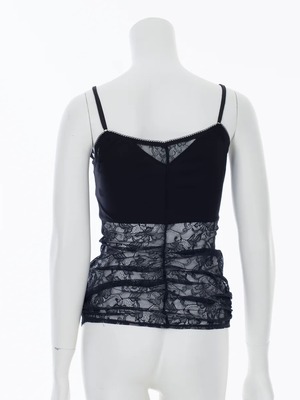 【26SS】AKIKOAOKI アキコアオキ / レースキャミソール /  Layerd lace camisole-02