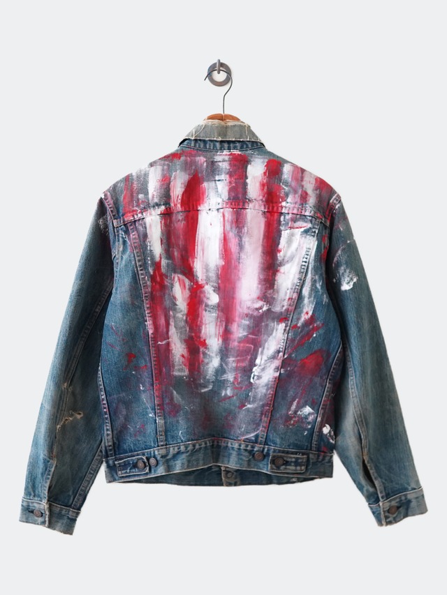 70s Levi's graffiti denim jacket