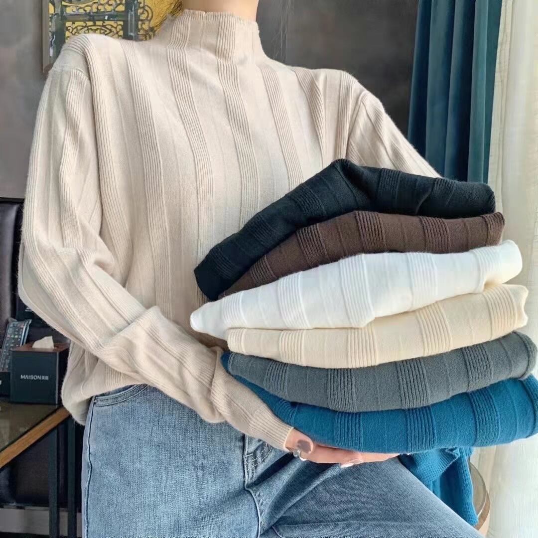 ボトルネックニット　AJ111-3082