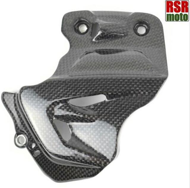 DUCATI 937 モンスター/モンスター+ 用(2021~)カーボンスプロケットカバー　艶ありクリア仕上げ