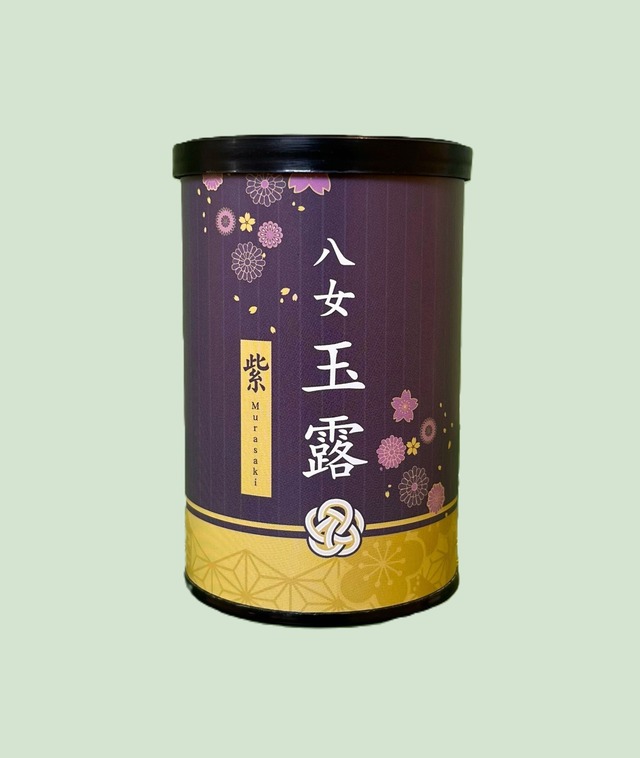 高級煎茶　八女玉露　『 紫 』　100g缶入