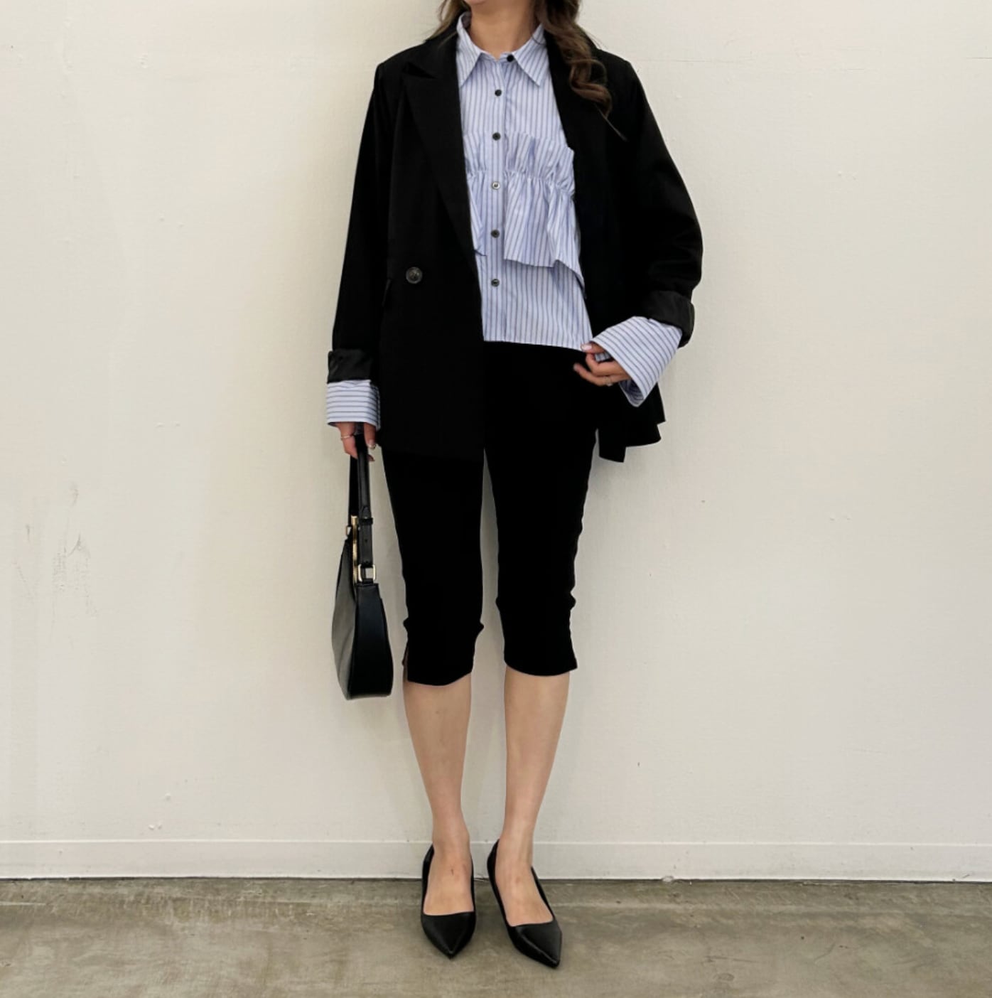ナンバーミーTOKYO"CAPRI PANTS"BLACK