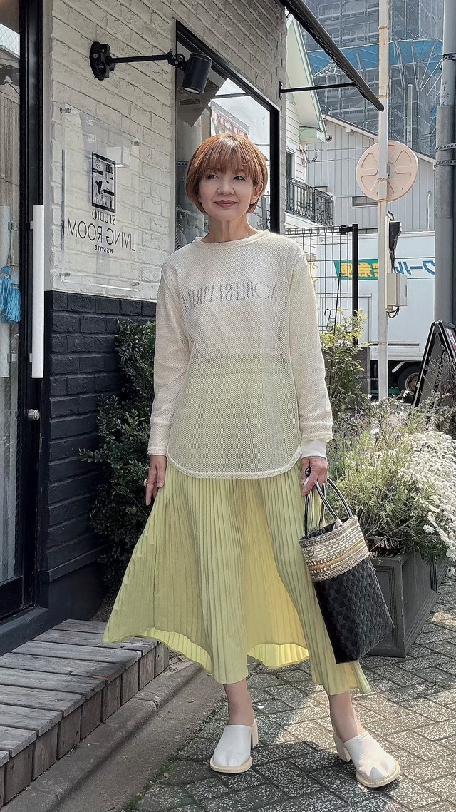 プリーツロングスカート7900円税込