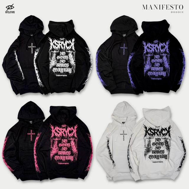 「MANIFESTO HOODIE」